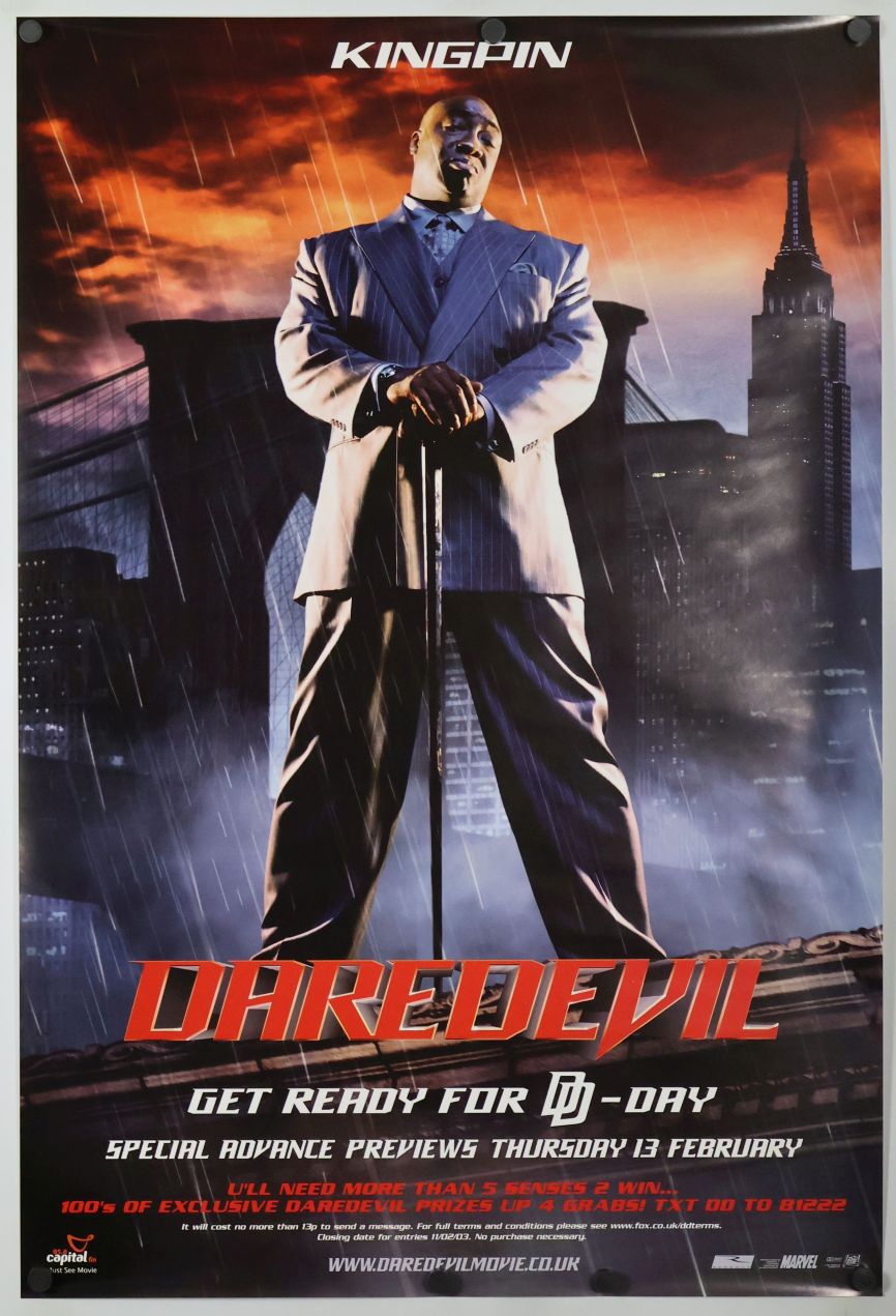 Daredevil (2003) original theatrical movie poster - Advance Style C
