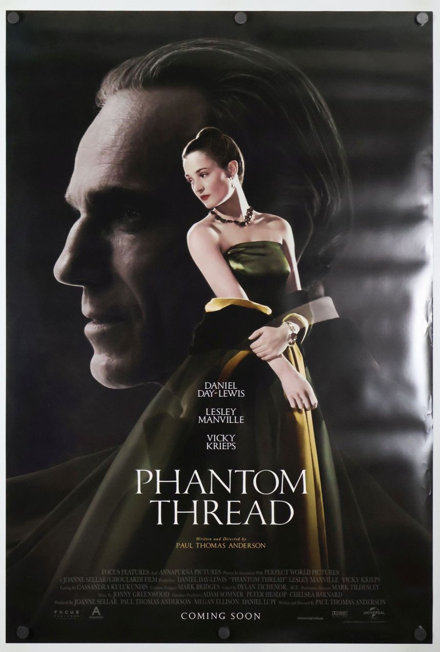 Phantom Thread (2017) original theatrical movie poster - International Final