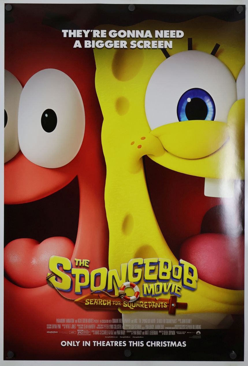 The SpongeBob Movie: Search for SquarePants (2025) original theatrical movie poster - Final