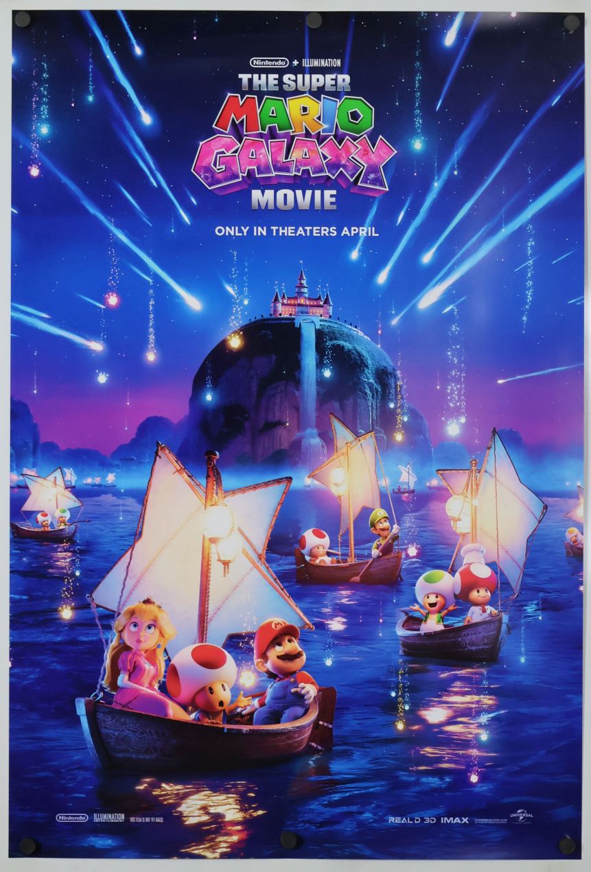 The Super Mario Bros. Movie Sequel (2026) original theatrical movie poster - Advance Style C