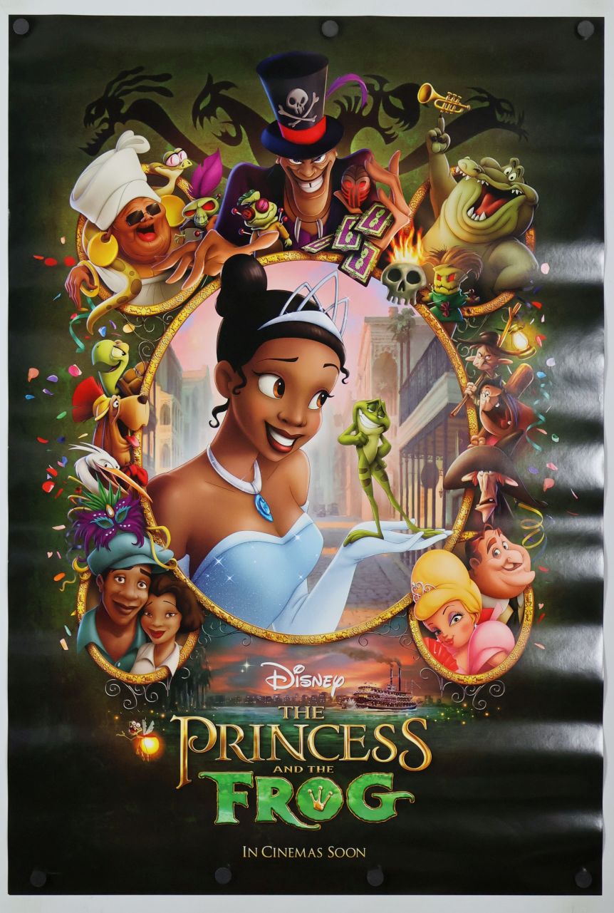 The Princess and the Frog (2009) original theatrical movie poster - International Final