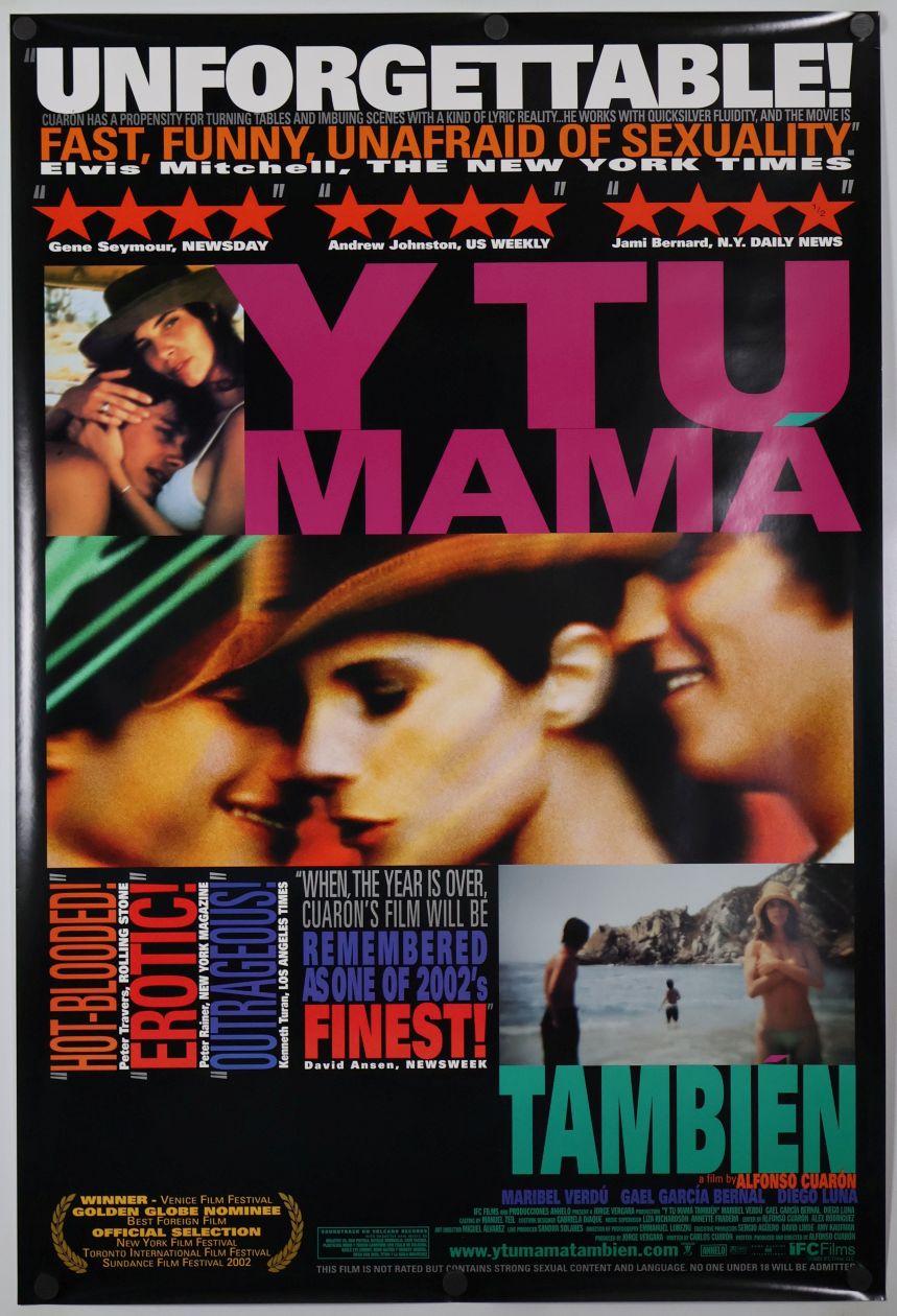 Y tu mamá también (2002) original theatrical movie poster - Review
