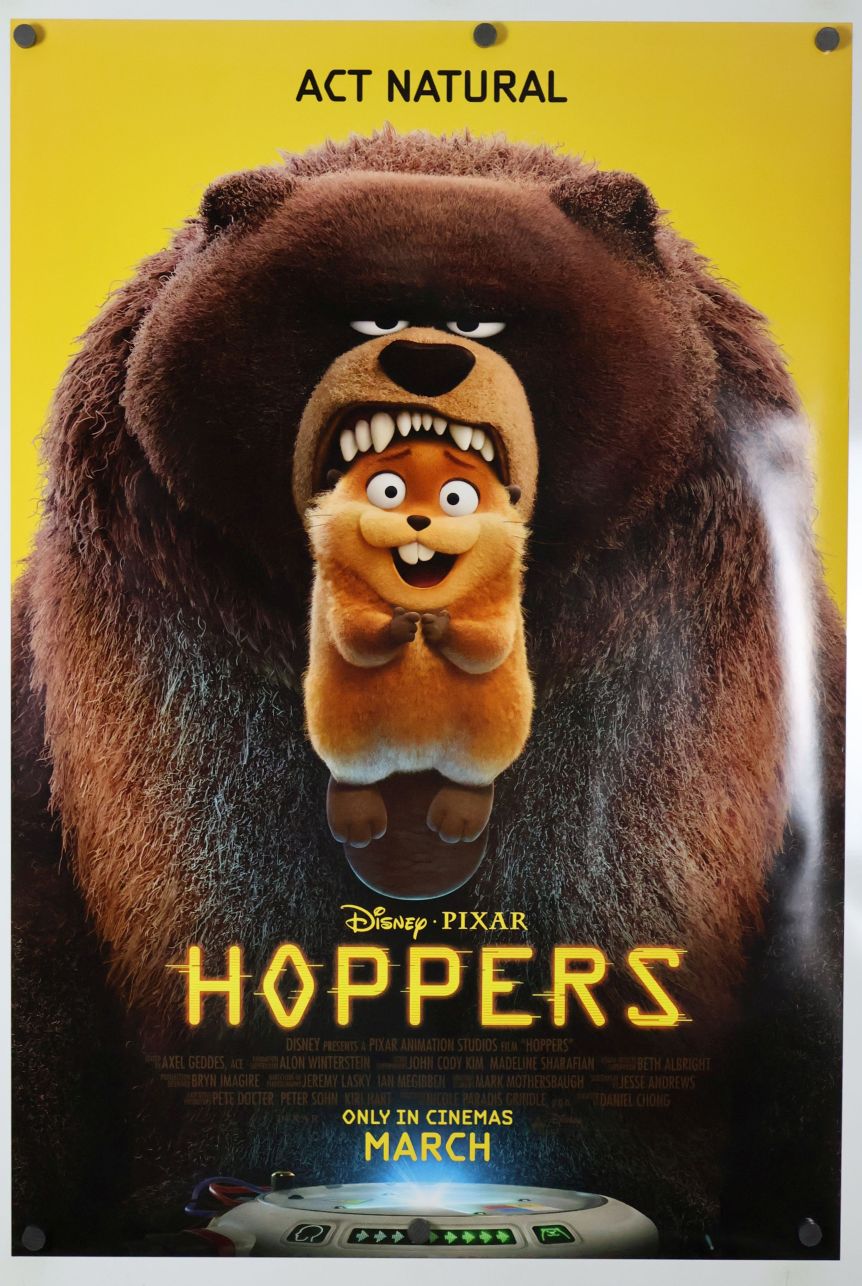 Hoppers (2026) original theatrical movie poster - International Final
