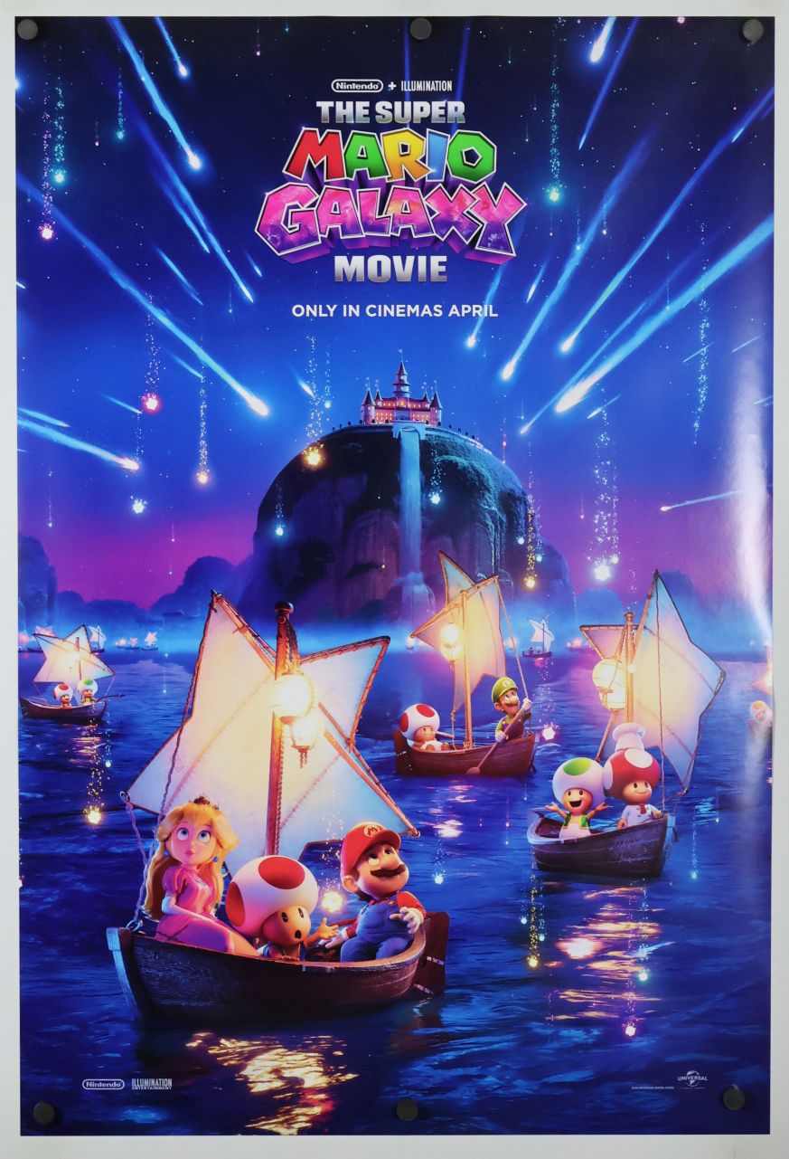 The Super Mario Bros. Movie Sequel (2026) original theatrical movie poster - International Advance C