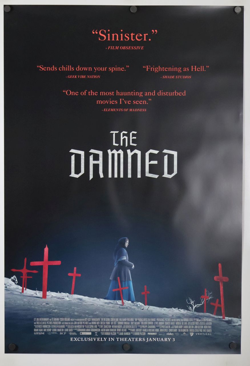 The Damned (2024) original theatrical movie poster - Final
