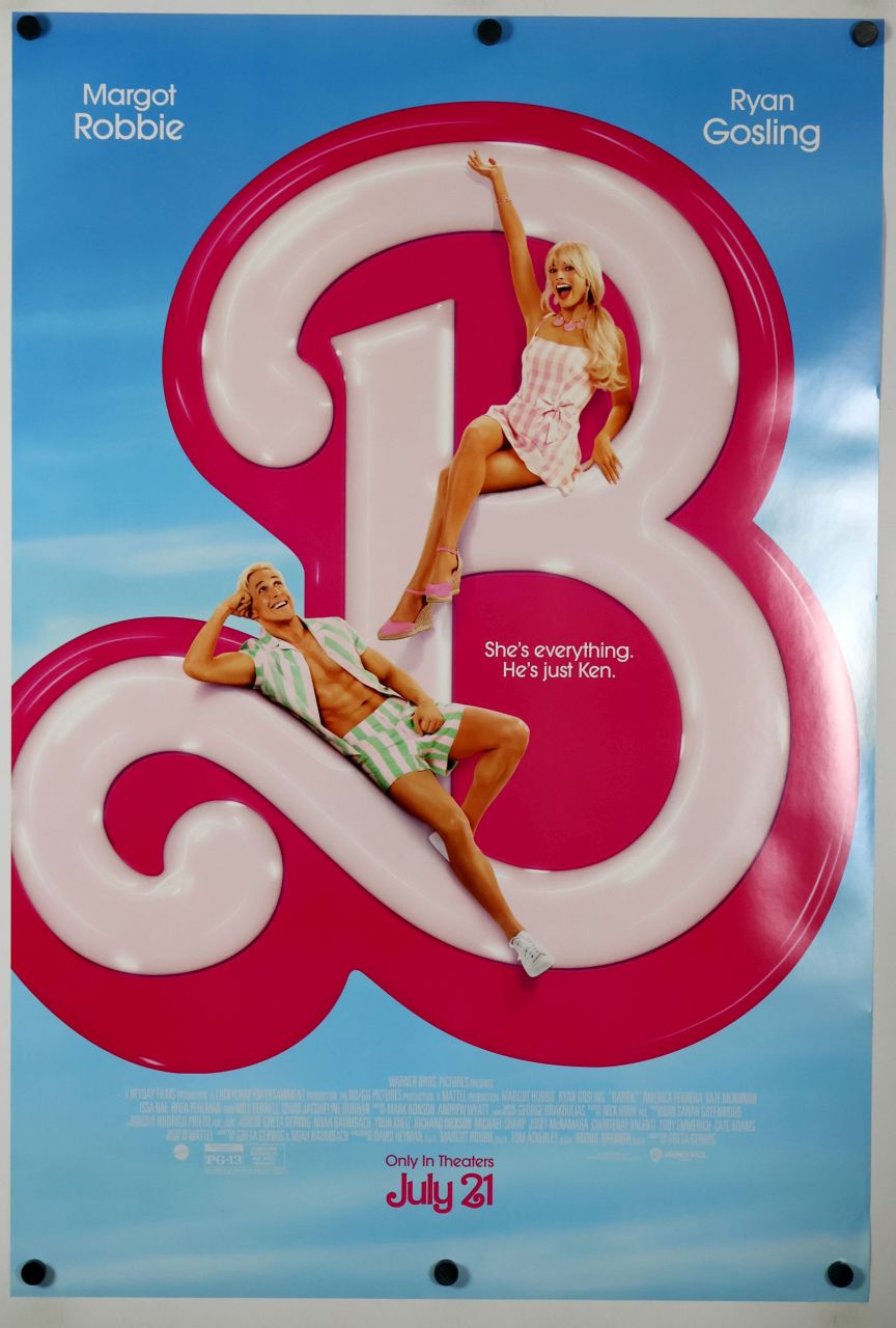 Barbie (2023) original theatrical movie poster - Final