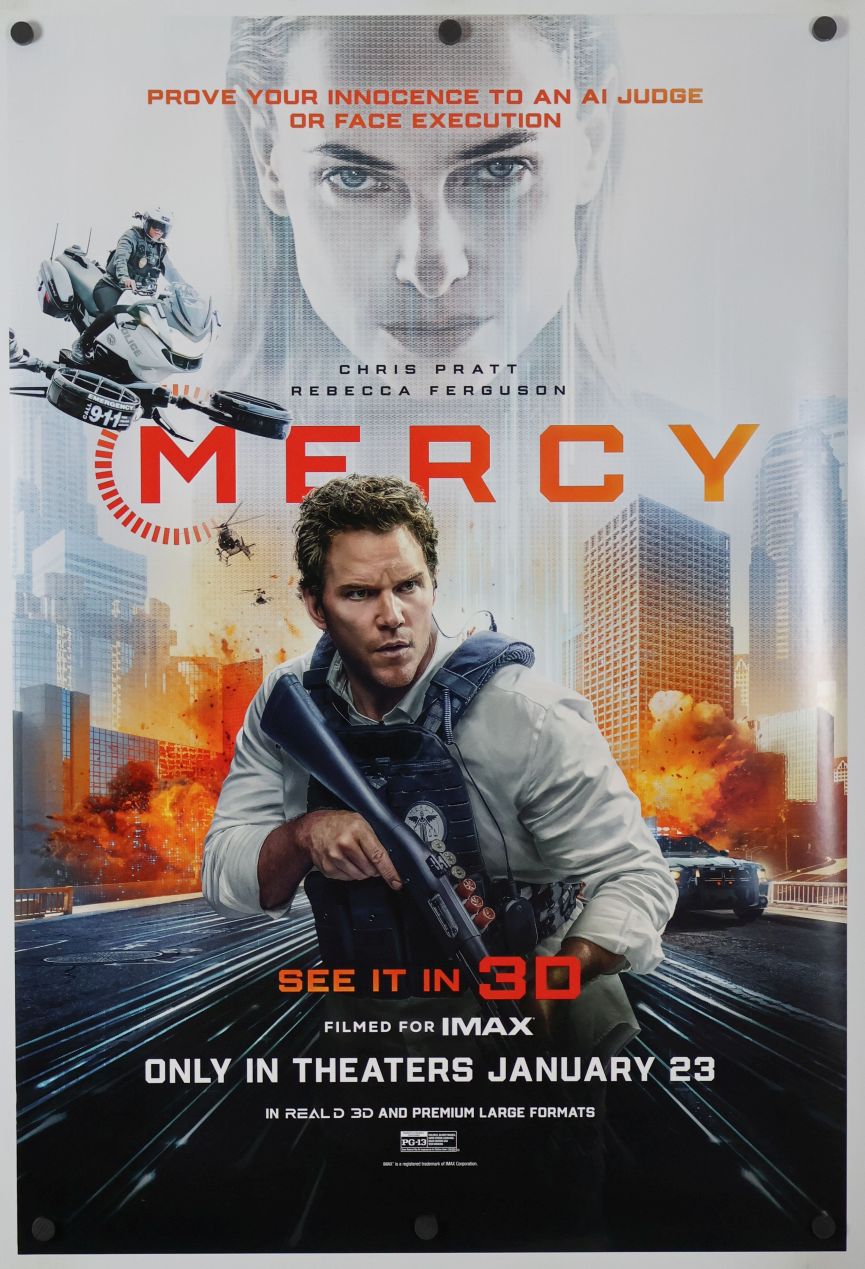 Mercy (2026) original theatrical movie poster - Final