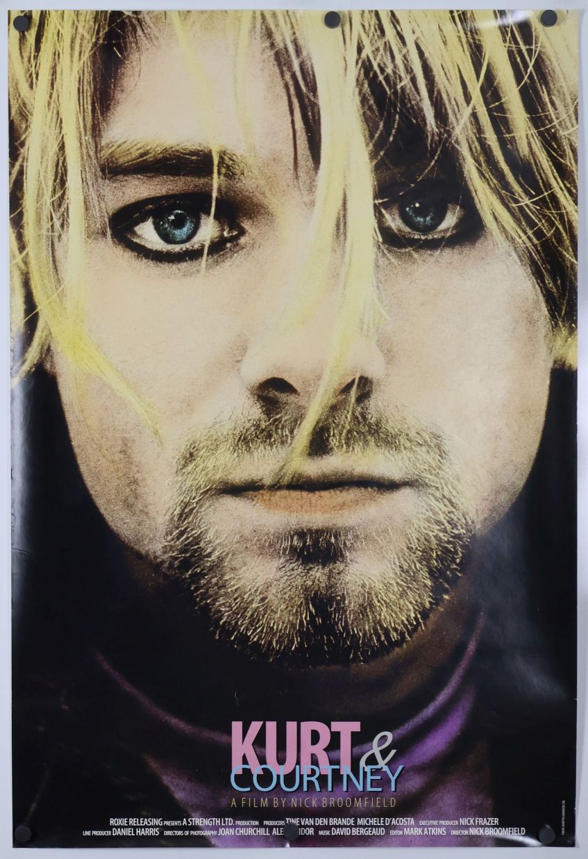 Kurt & Courtney (1998) original theatrical movie poster - Final