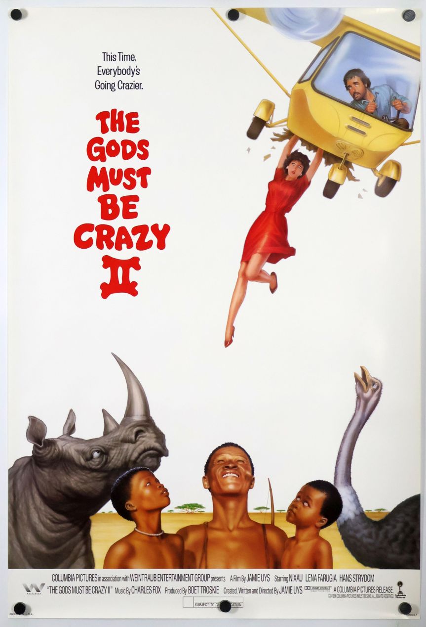 The Gods Must Be Crazy II (1990) original theatrical movie poster - Final