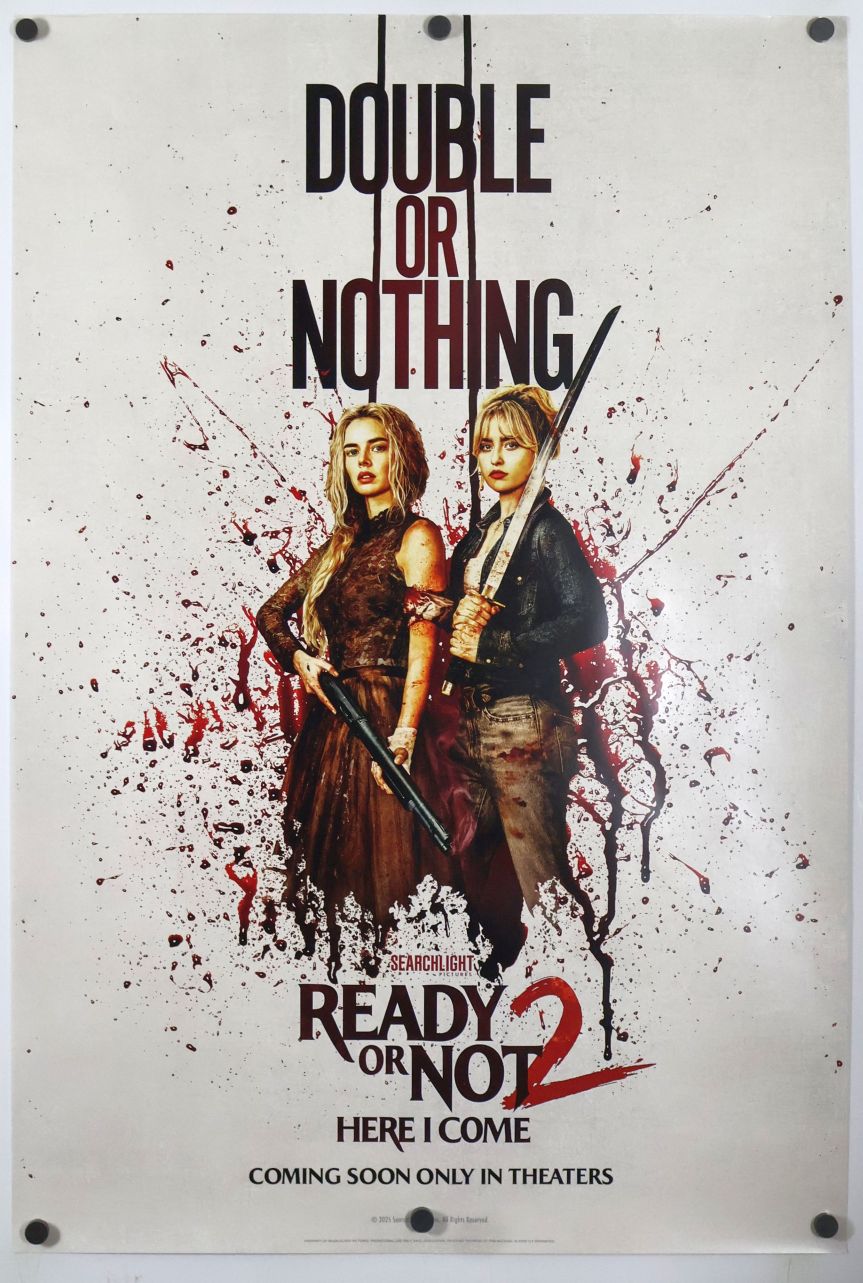 Ready or Not Sequel (2026) original theatrical movie poster - Advance
