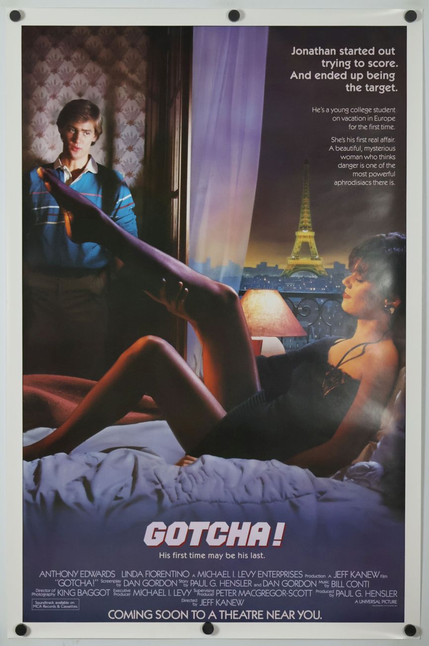 Gotcha! (1985) original theatrical movie poster - Final