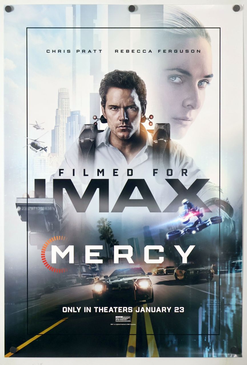 Mercy (2026) original theatrical movie poster - Imax