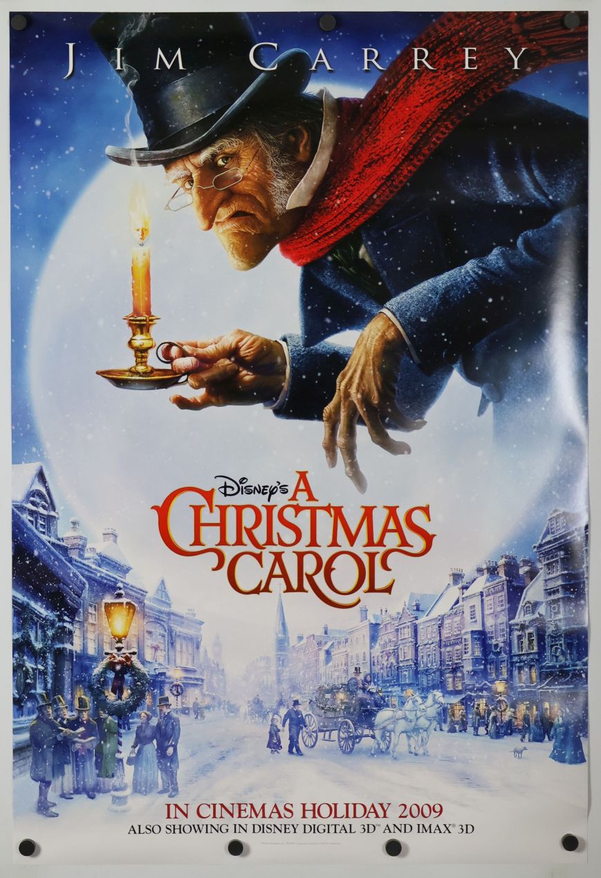 A Christmas Carol (2009) original theatrical movie poster - International Advance