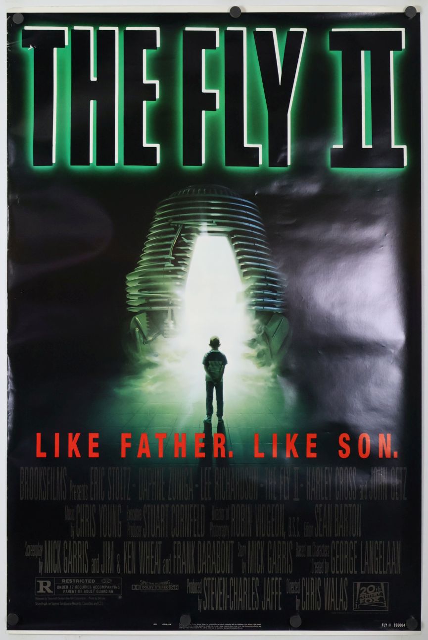 The Fly II (1989) original theatrical movie poster - Final