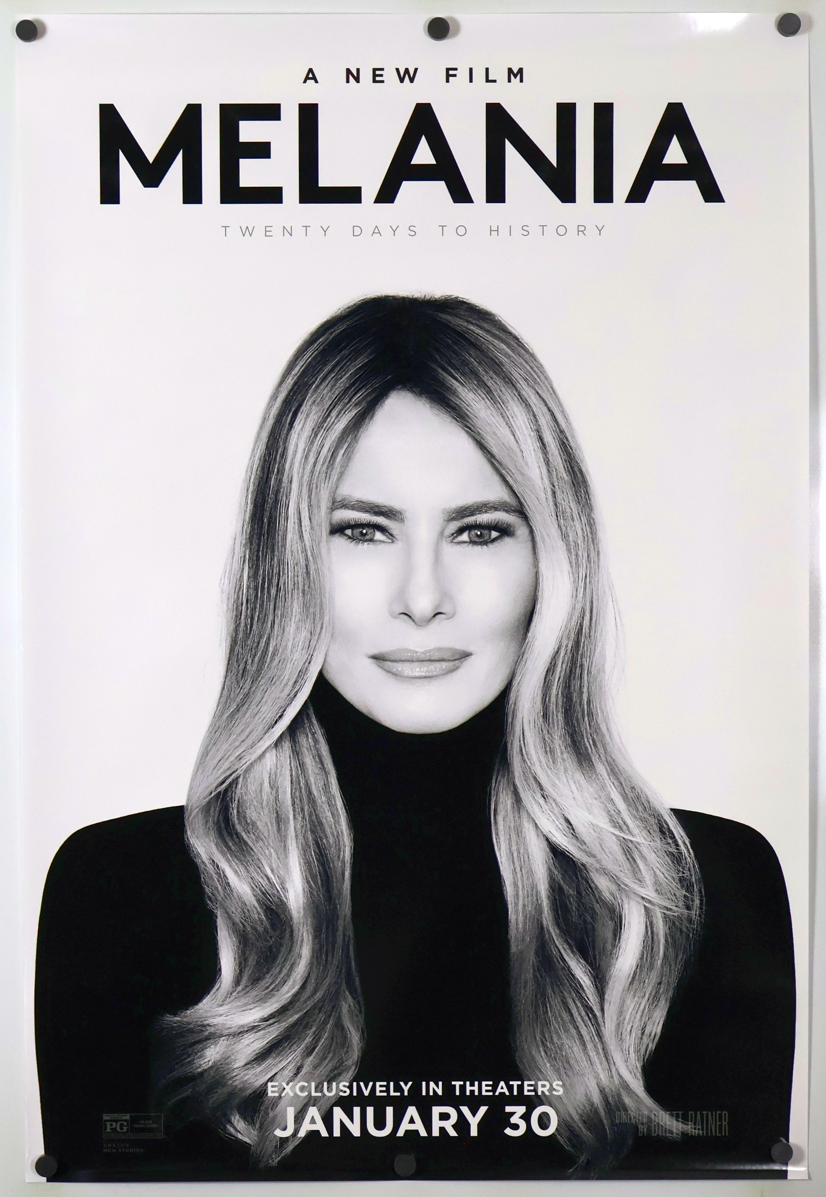 Melania (2026) original theatrical movie poster - Advance