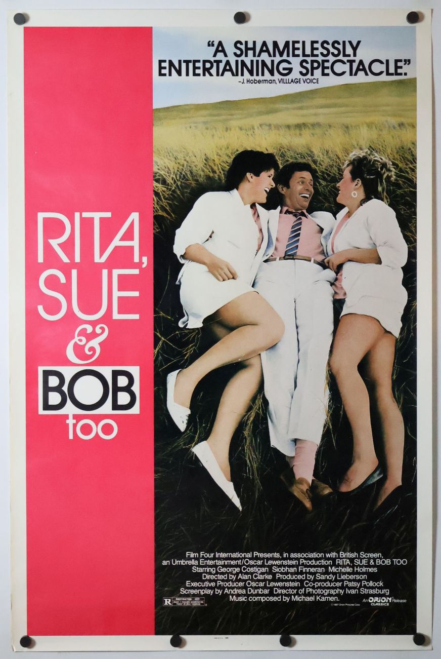 Rita, Sue and Bob Too (1987) original theatrical movie poster - Final