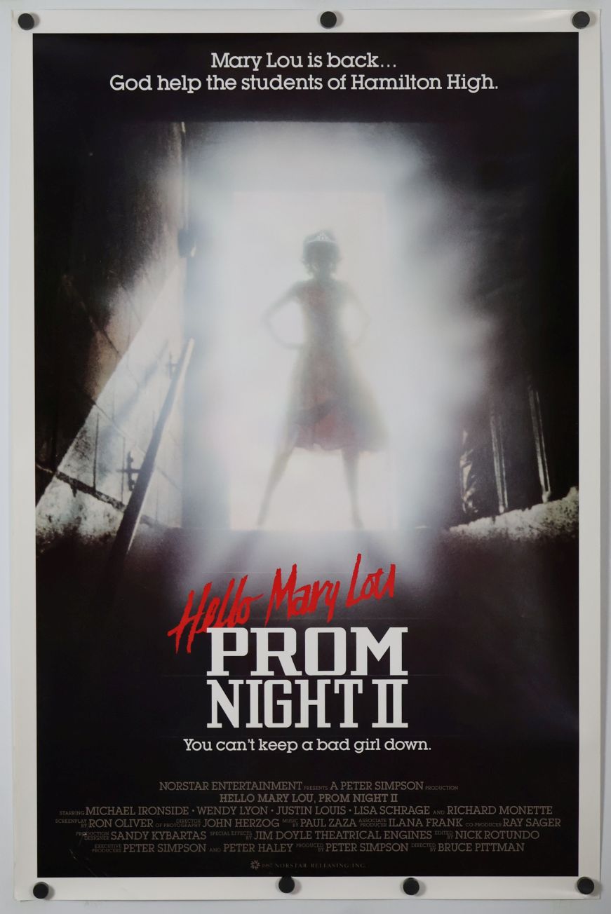 Prom Night II (1987) original theatrical movie poster - Final