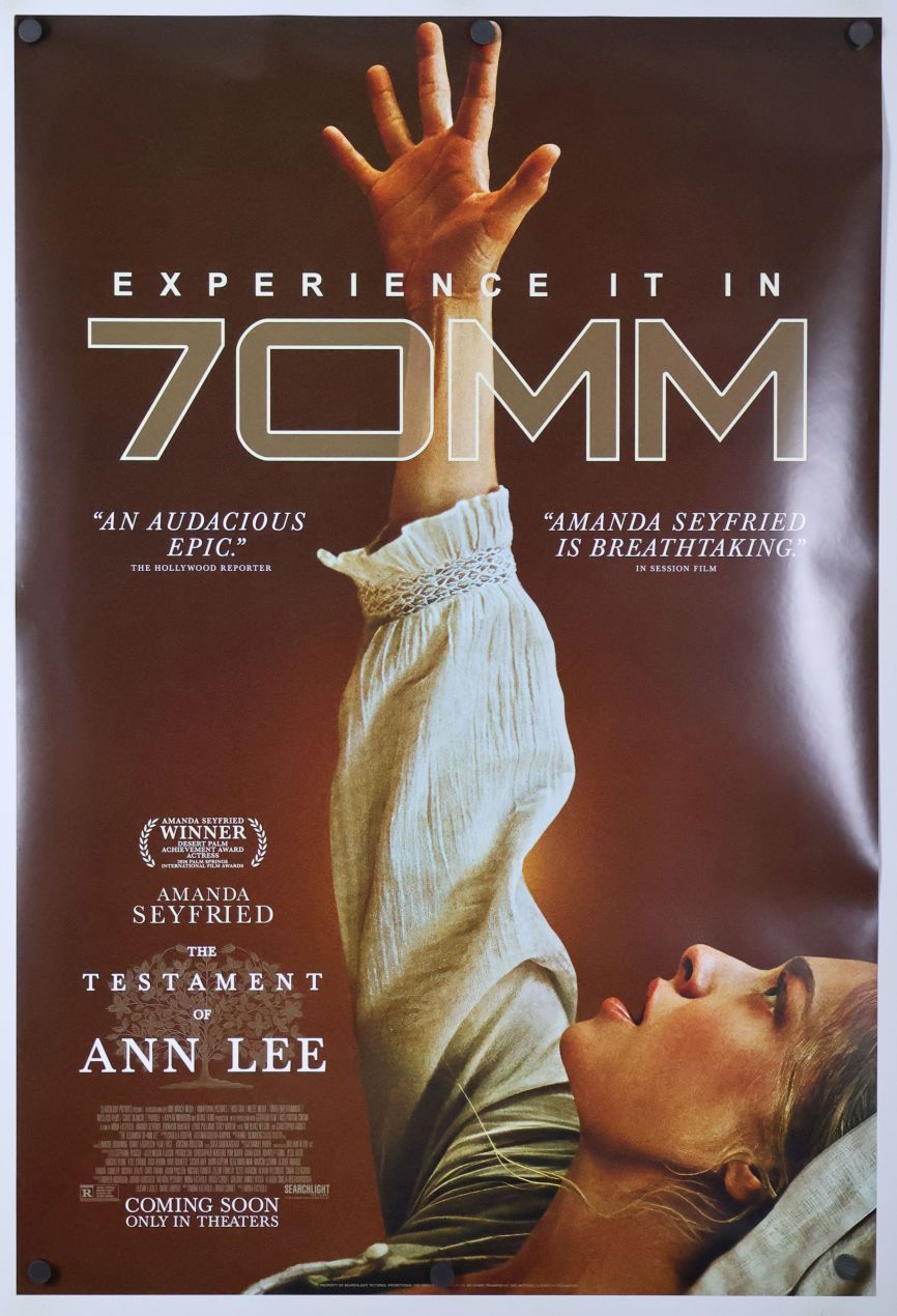 Ann Lee (2025) original theatrical movie poster - Final Style B