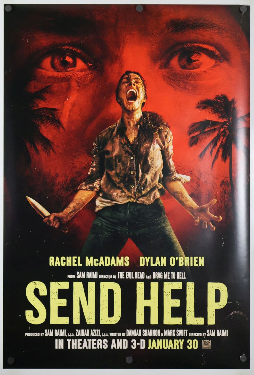 Send Help (2026) original theatrical movie poster - Final