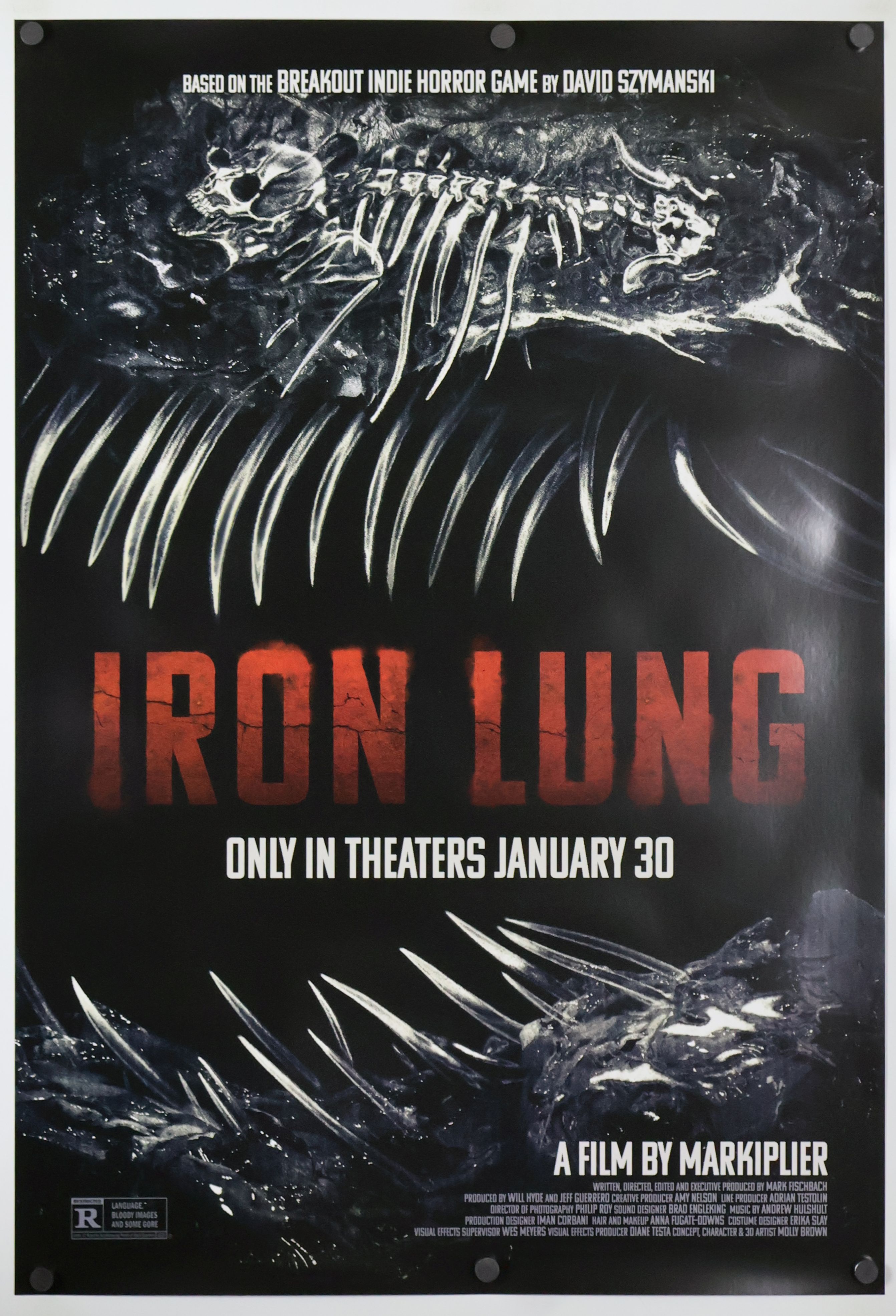 Iron Lung (2026) original theatrical movie poster - Final