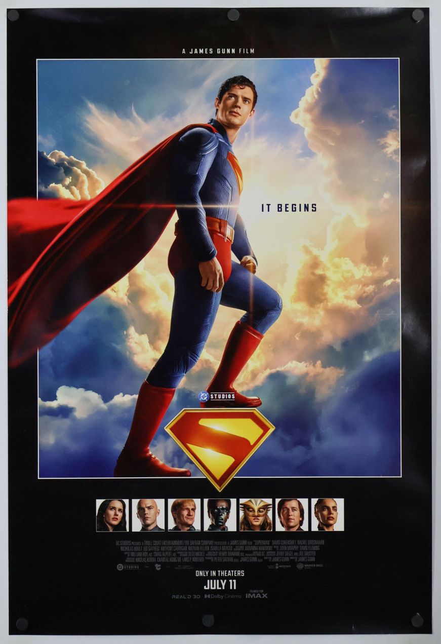 Superman: Legacy (2025) original theatrical movie poster - Style B