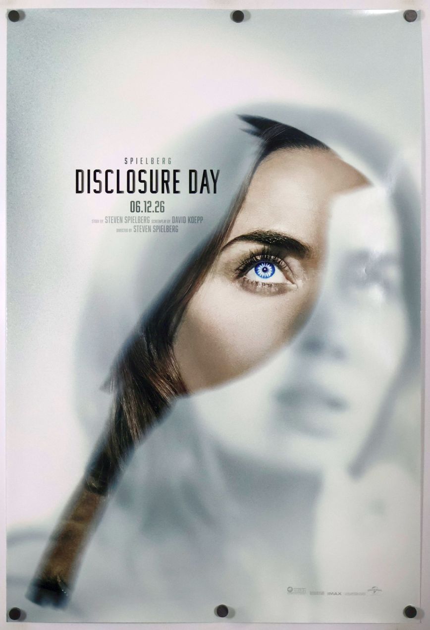 Disclosure Day (2026) original theatrical movie poster - Advance Style A