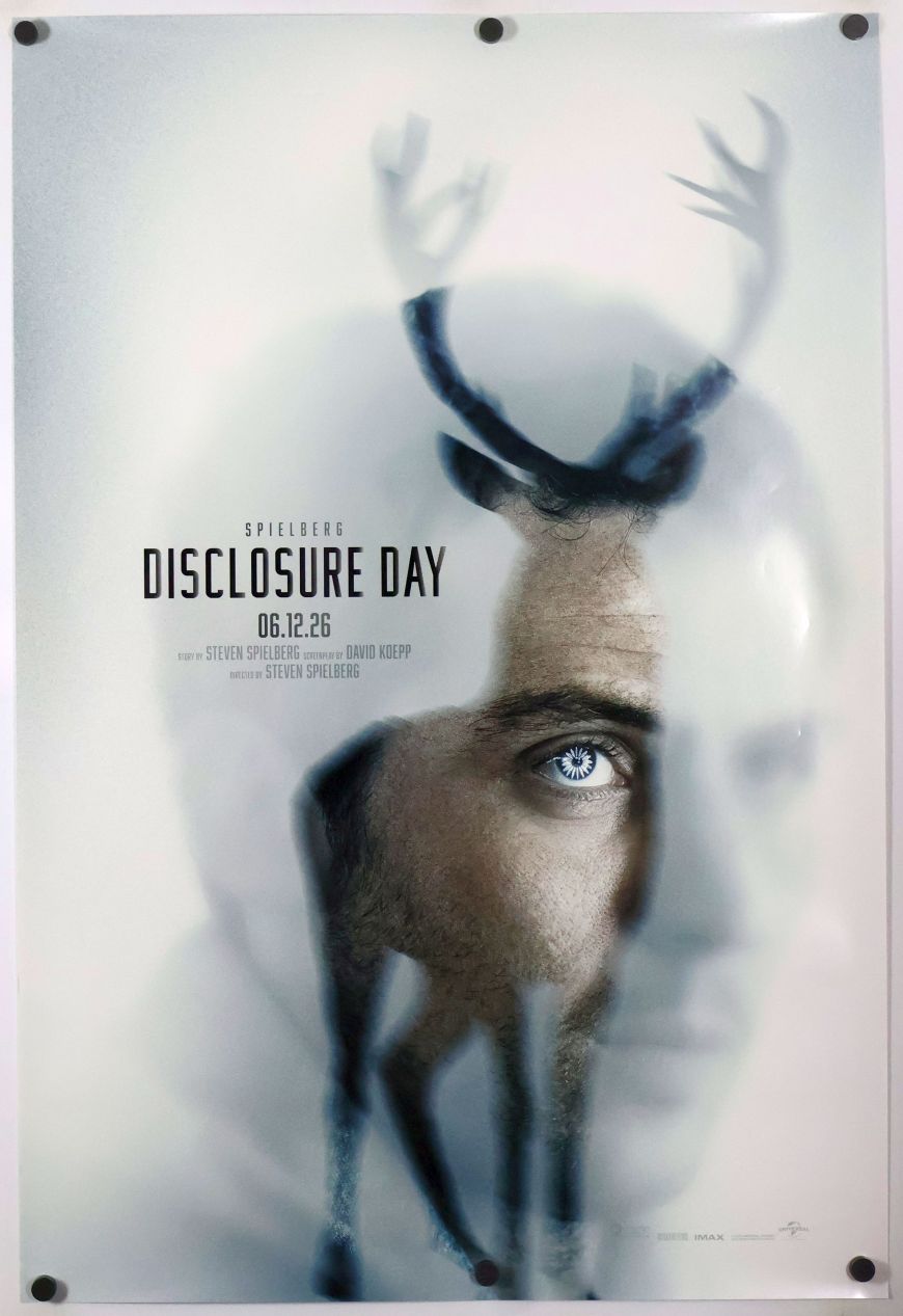 Disclosure Day (2026) original theatrical movie poster - Advance Style B
