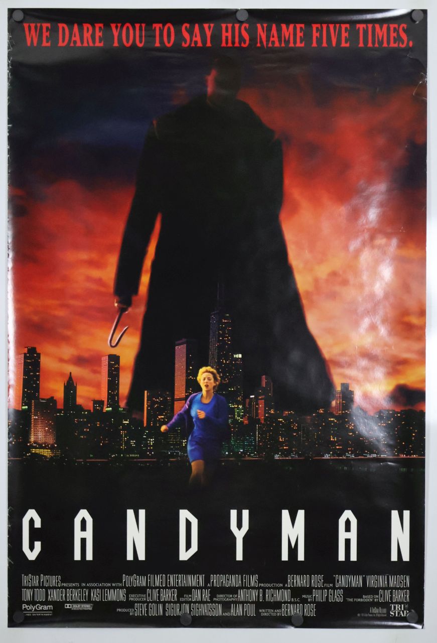 Candyman (1992) original theatrical movie poster - International