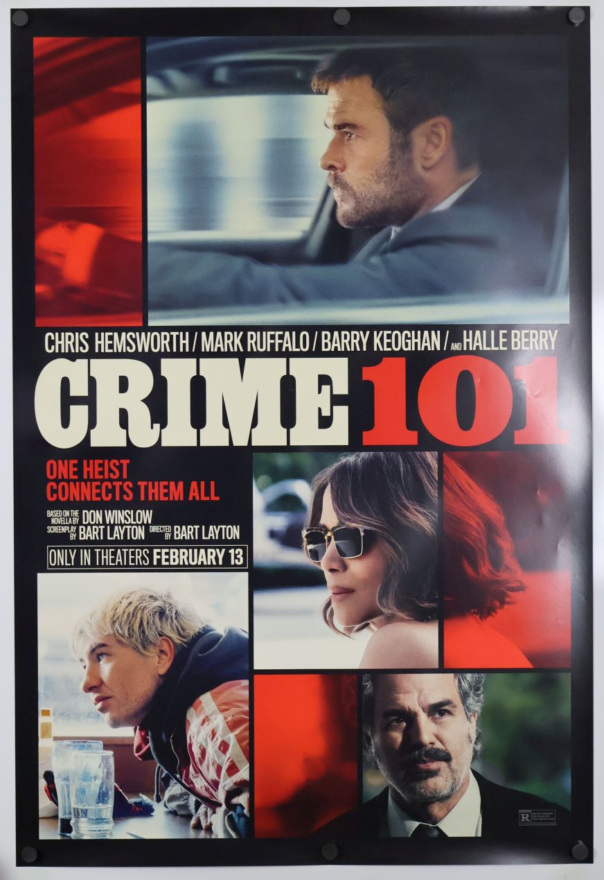 Crime 101 (2026) original theatrical movie poster - Final