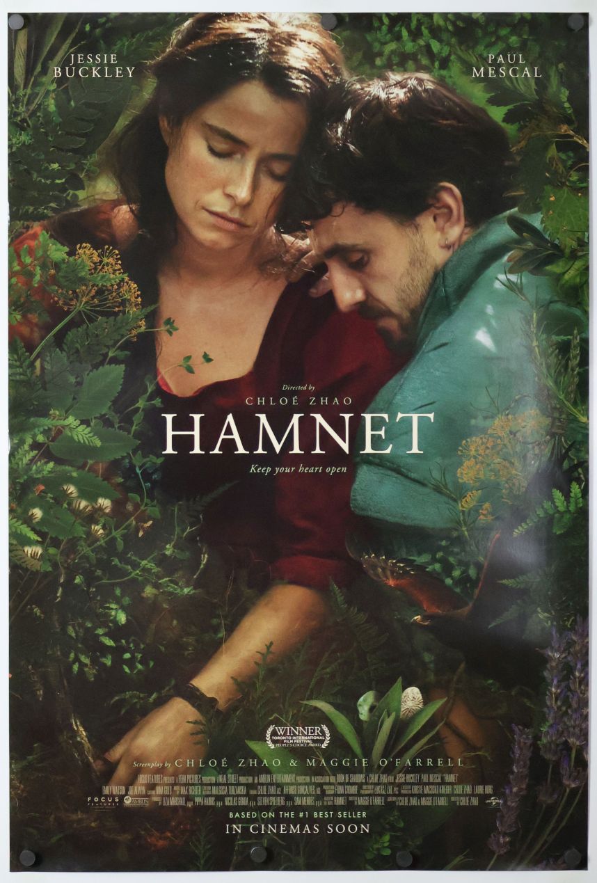 Hamnet (2025) original theatrical movie poster - International