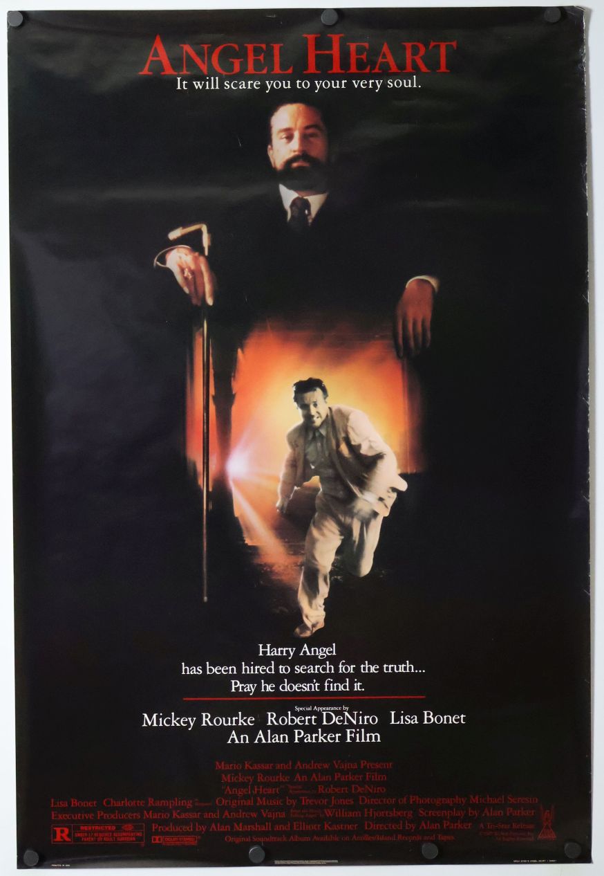 Angel Heart (1987) original theatrical movie poster - Final