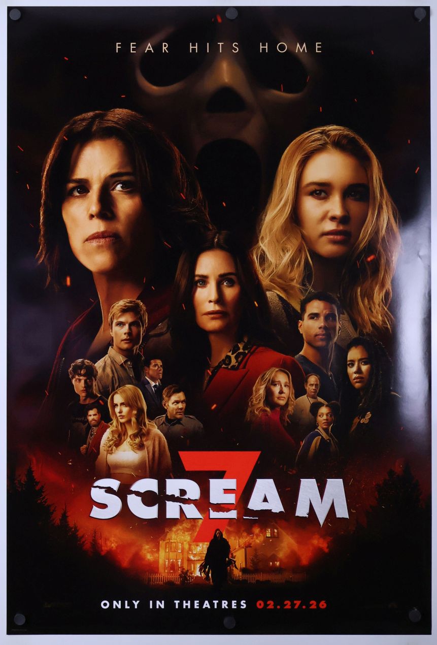 Scream 7 (2026) original theatrical movie poster - Advance Style B