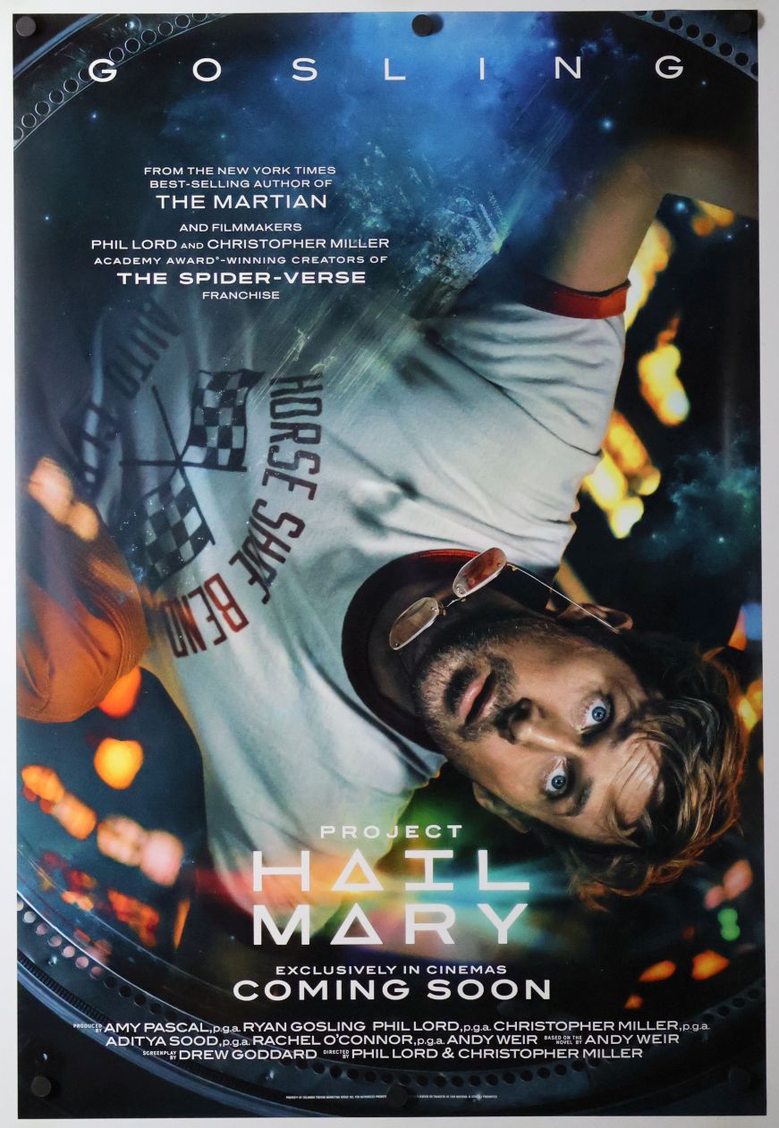 Project Hail Mary (2026) original theatrical movie poster - International Advance