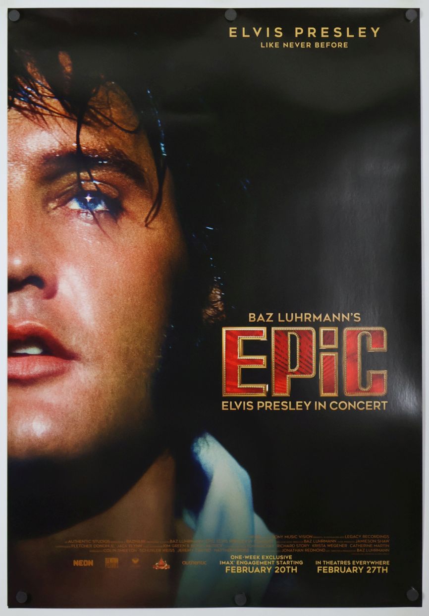 EPiC: Elvis Presley in Concert (2025) original theatrical movie poster - Final