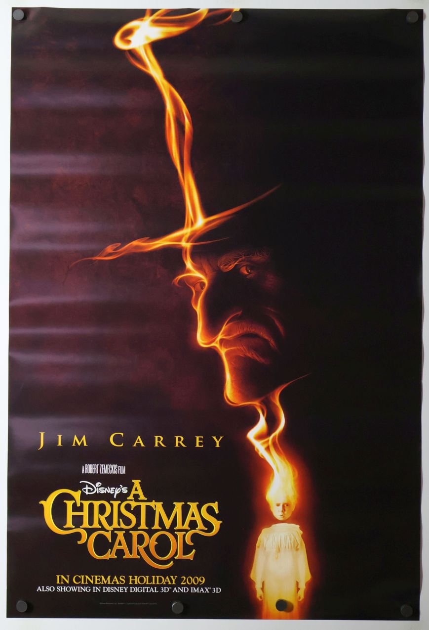 A Christmas Carol (2009) original theatrical movie poster - International Advance B