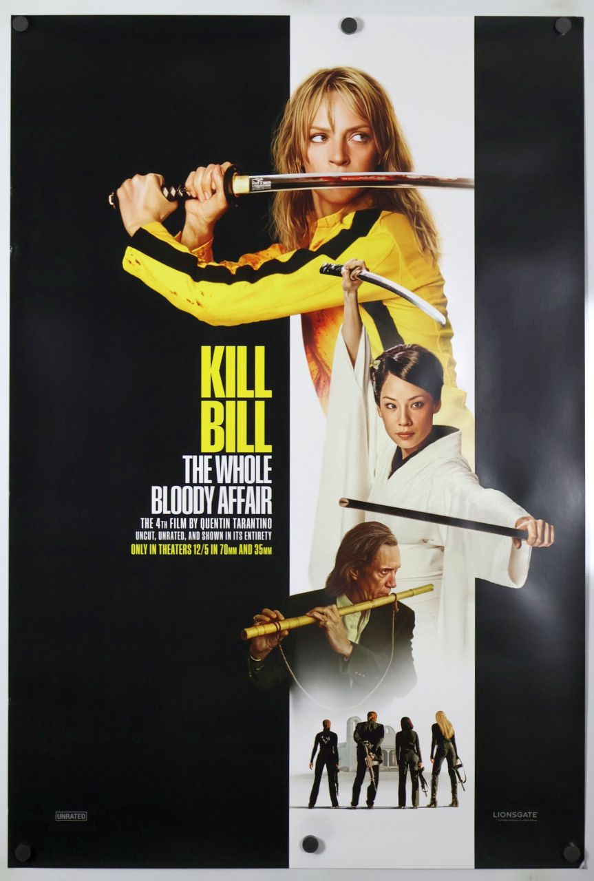 Kill Bill: The Whole Bloody Affair (2025) original theatrical movie poster - Re-Release