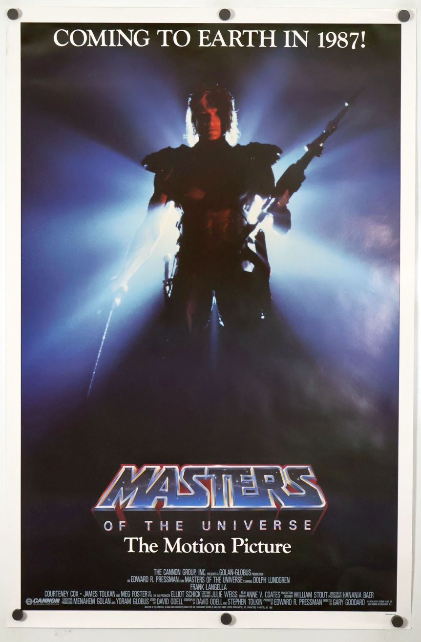 Masters of the Universe (1987) original theatrical movie poster - Advance