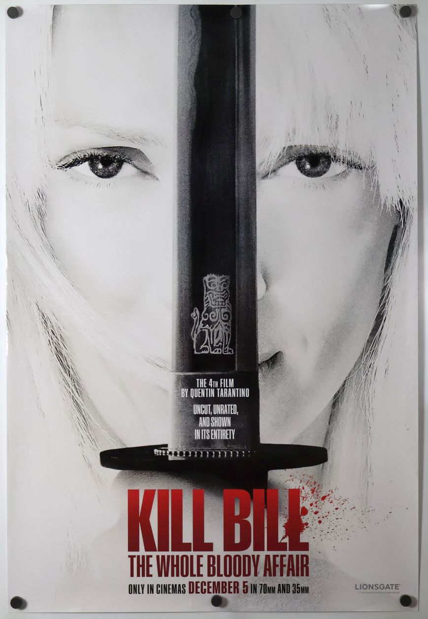 Kill Bill: The Whole Bloody Affair (2011) original theatrical movie poster - International Advance