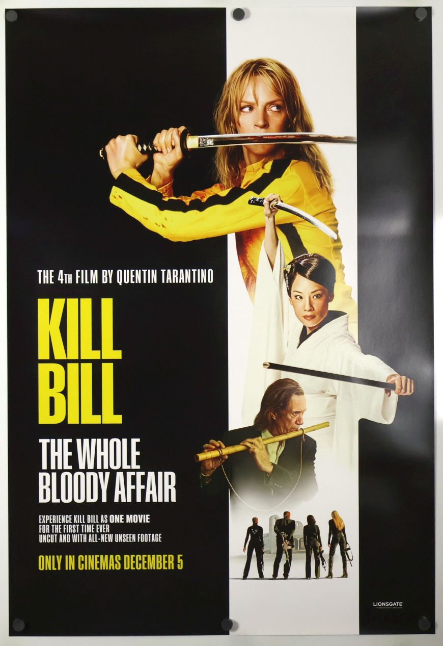 Kill Bill: The Whole Bloody Affair (2011) original theatrical movie poster - International Final