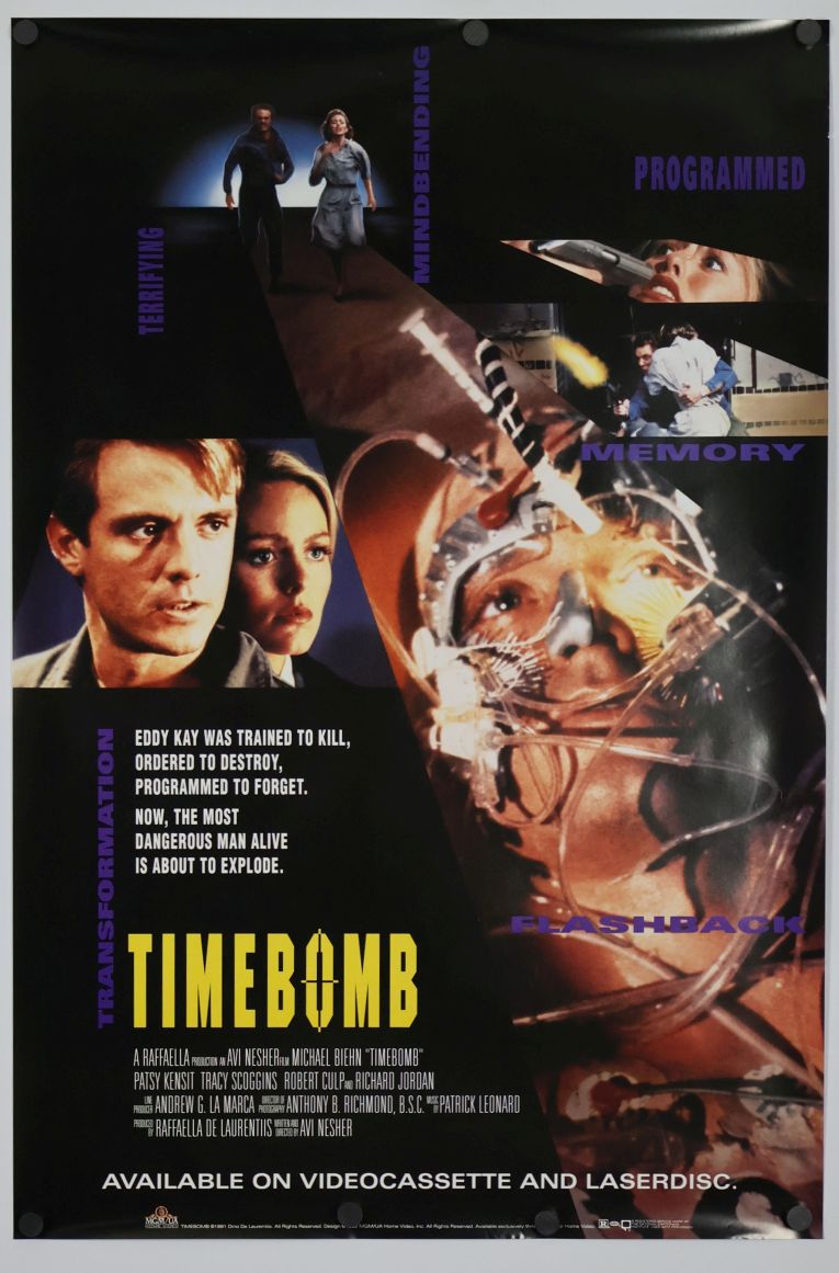 Timebomb (1991) original theatrical movie poster - Video