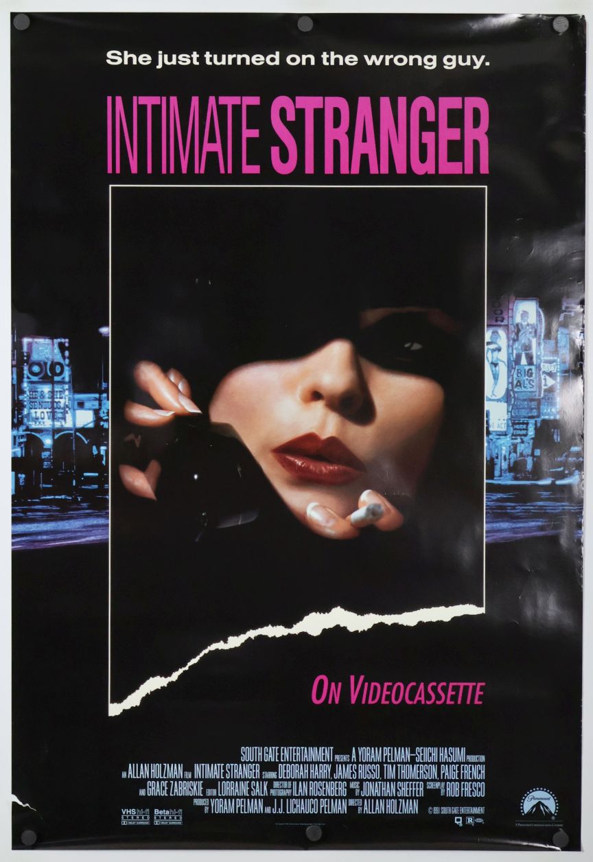 Intimate Stranger (1991) original theatrical movie poster - Video