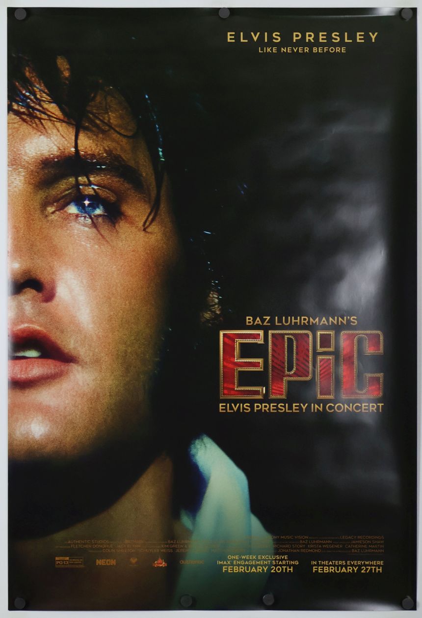 EPiC: Elvis Presley in Concert (2026) original theatrical movie poster - Final