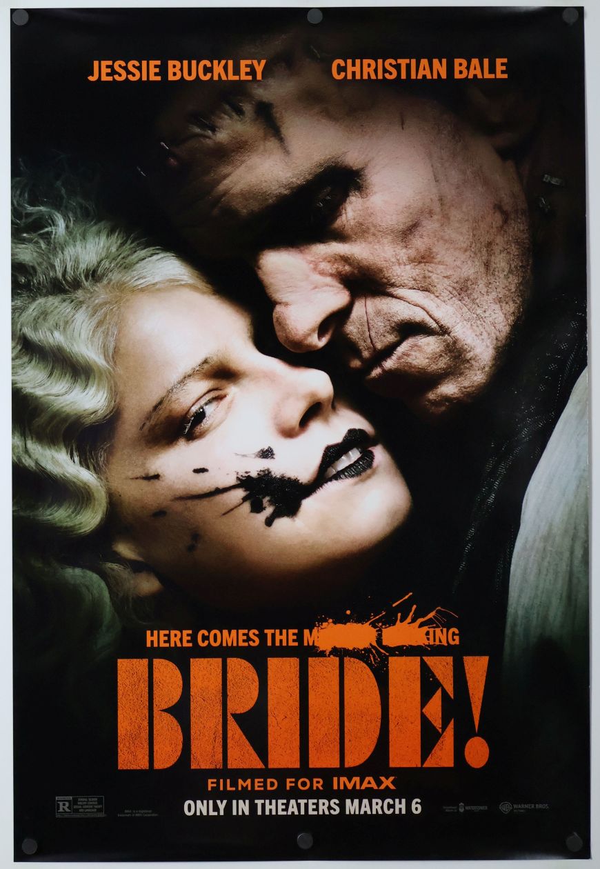 The Bride (2026) original theatrical movie poster - Final