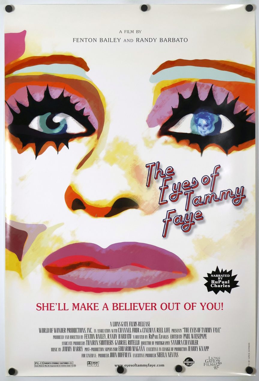 The Eyes of Tammy Faye (2000) original theatrical movie poster - Final