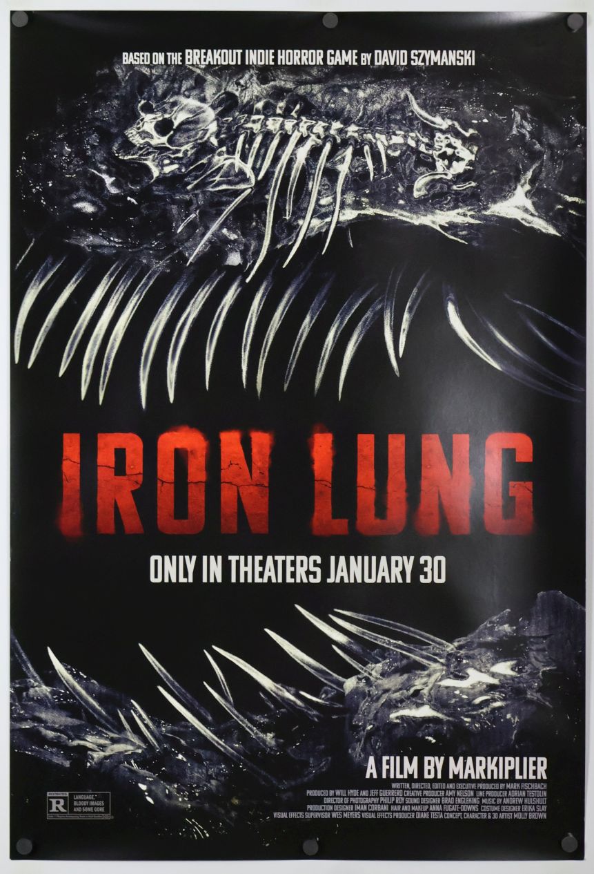 Iron Lung (2026) original theatrical movie poster - Final
