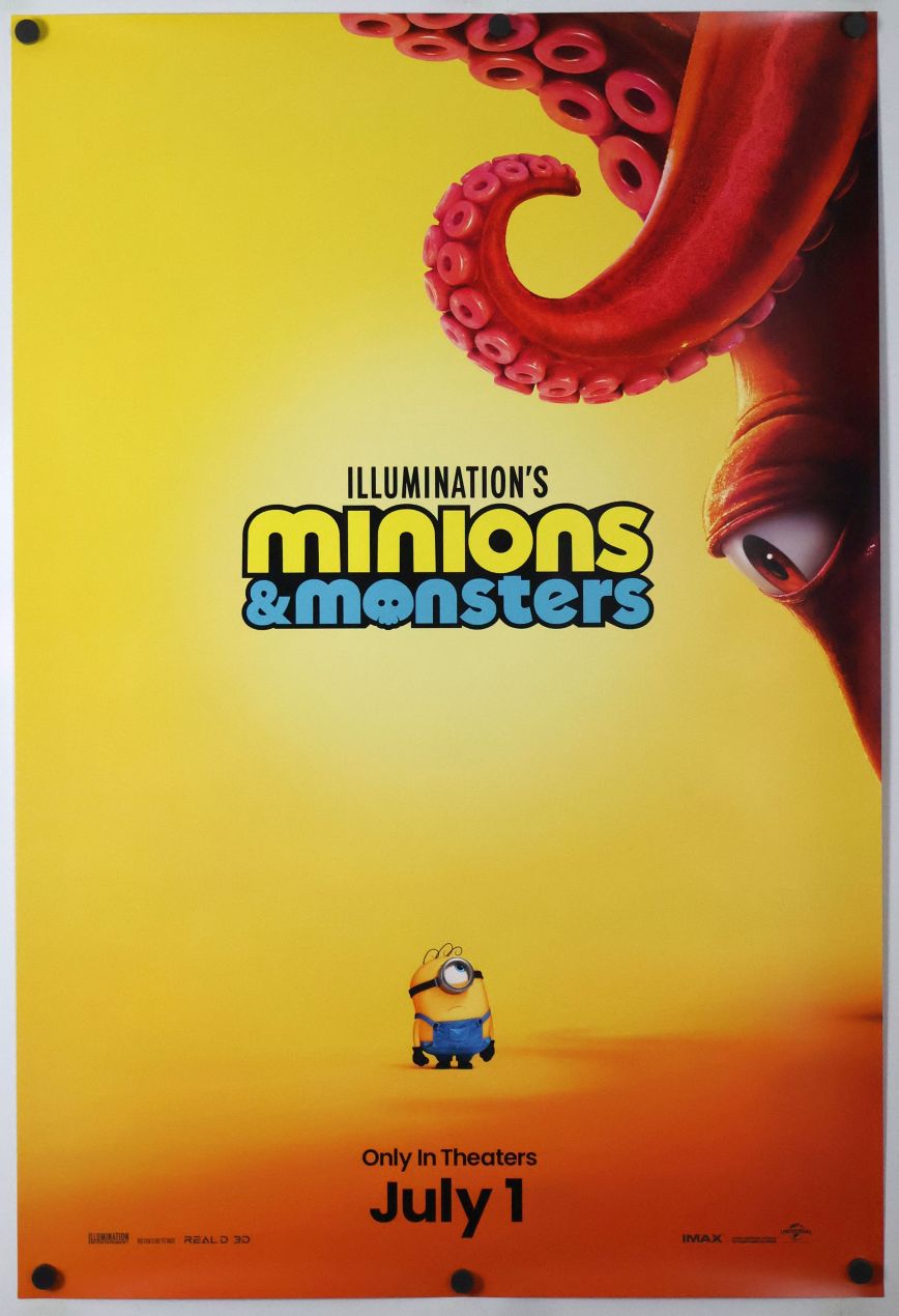 Minions 3 (2026) original theatrical movie poster - Advance