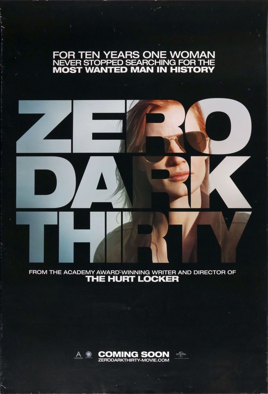 Zero Dark Thirty (2012) original theatrical movie poster - International Advance