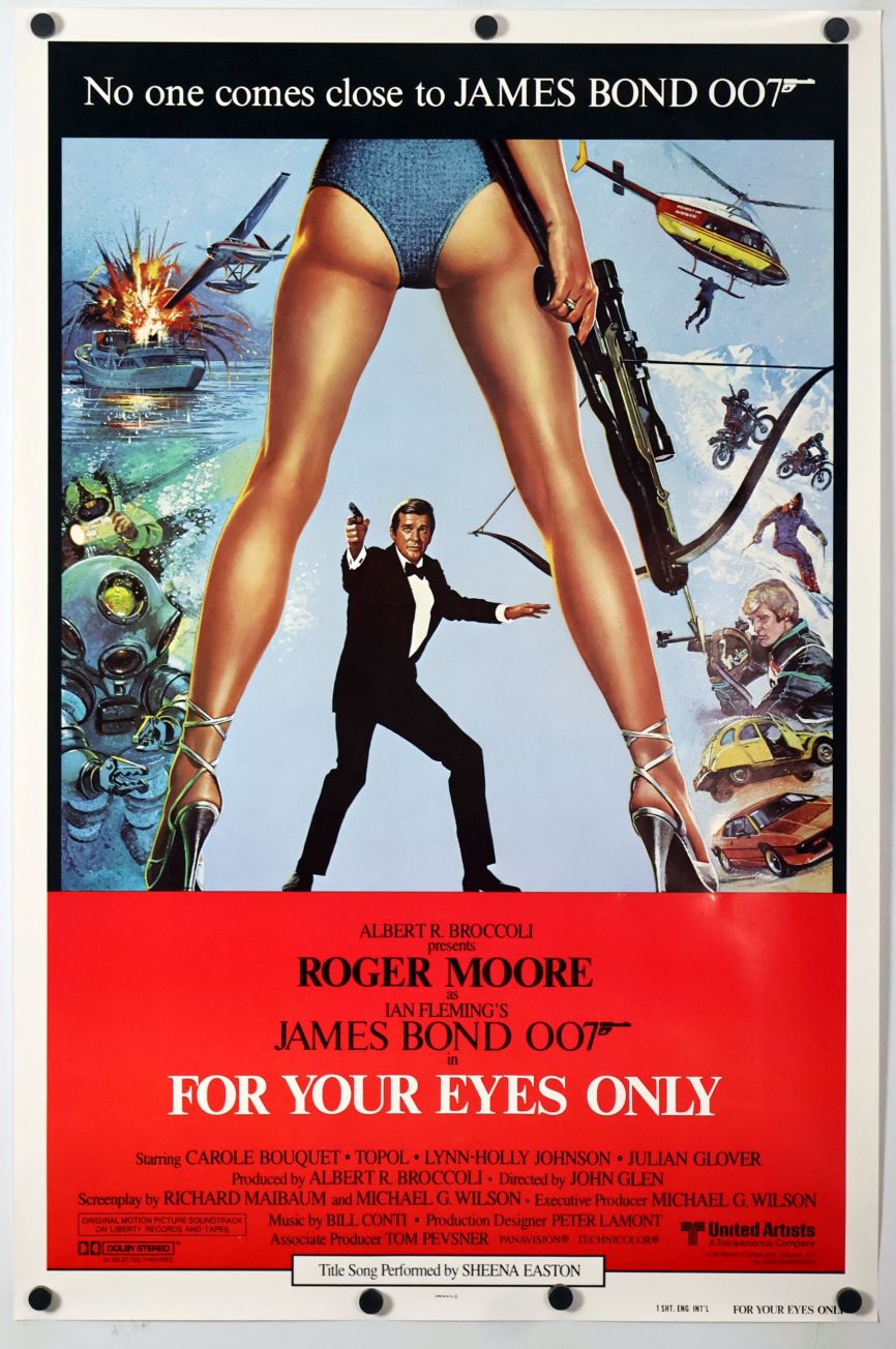 For Your Eyes Only (1981) original theatrical movie poster - International
