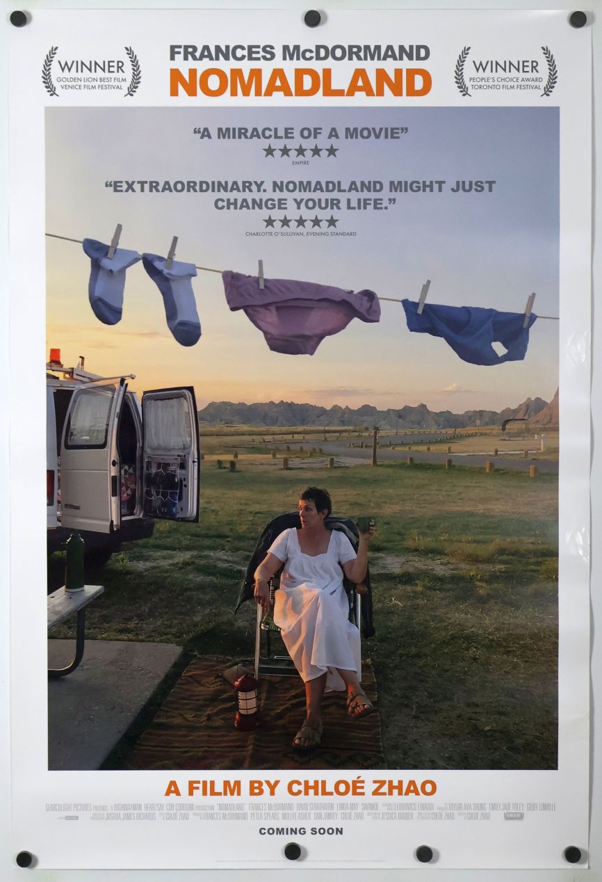 Nomadland (2020) original theatrical movie poster - International