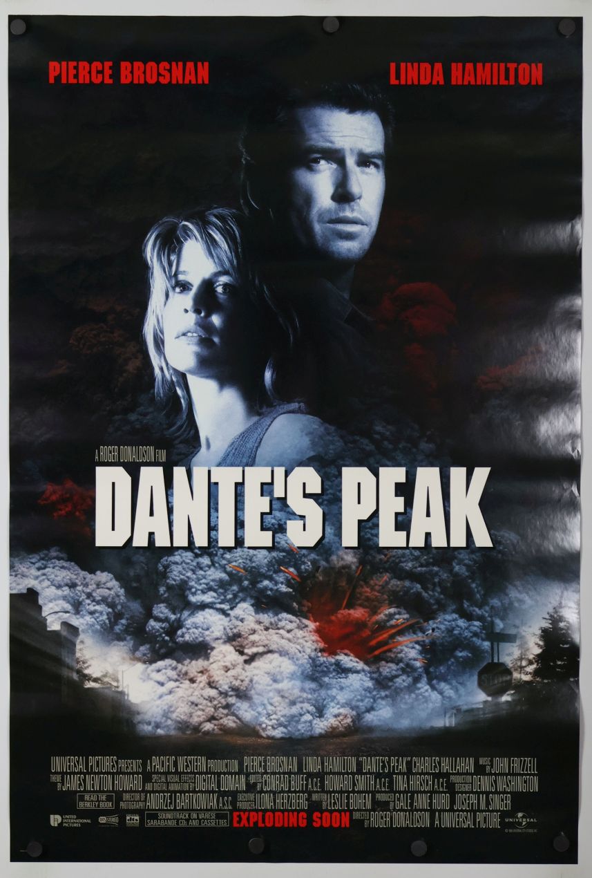 Dante's Peak (1997) original theatrical movie poster - International Final